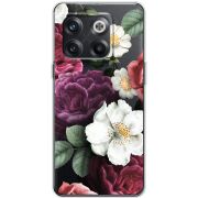 Прозрачный чехол BoxFace OnePlus 10T Floral Dark Dreams