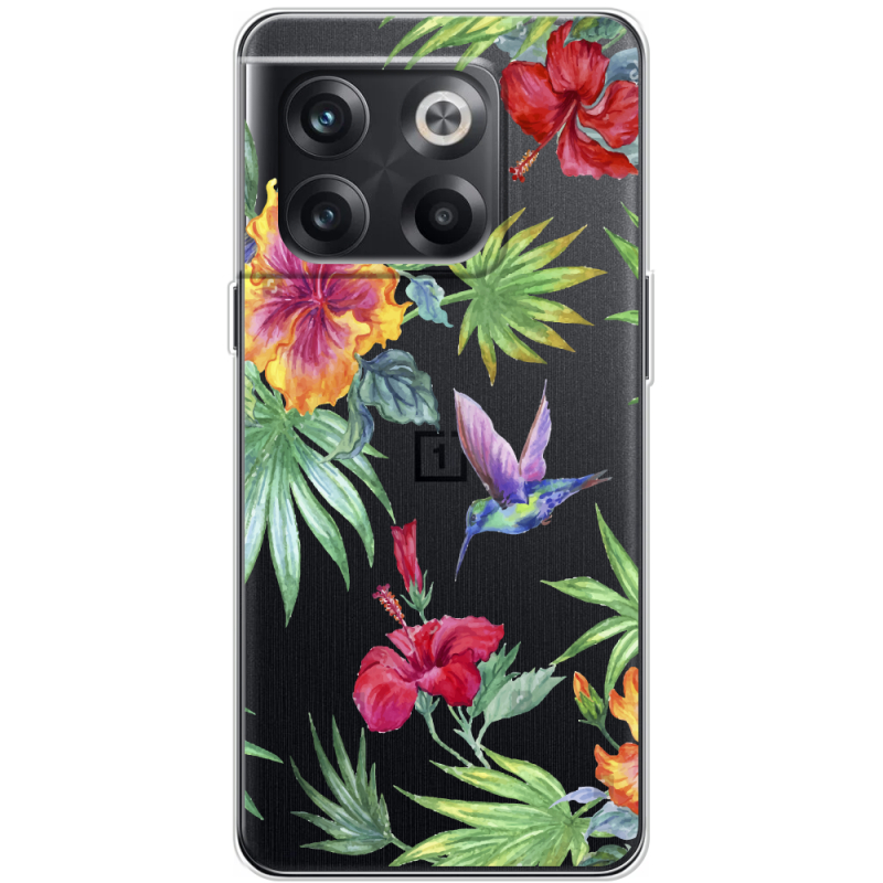 Прозрачный чехол BoxFace OnePlus 10T Tropical