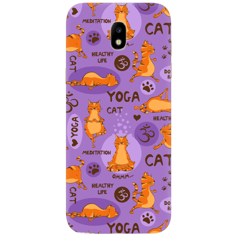 Чехол Uprint Samsung J530 Galaxy J5 (2017) Yoga Cat