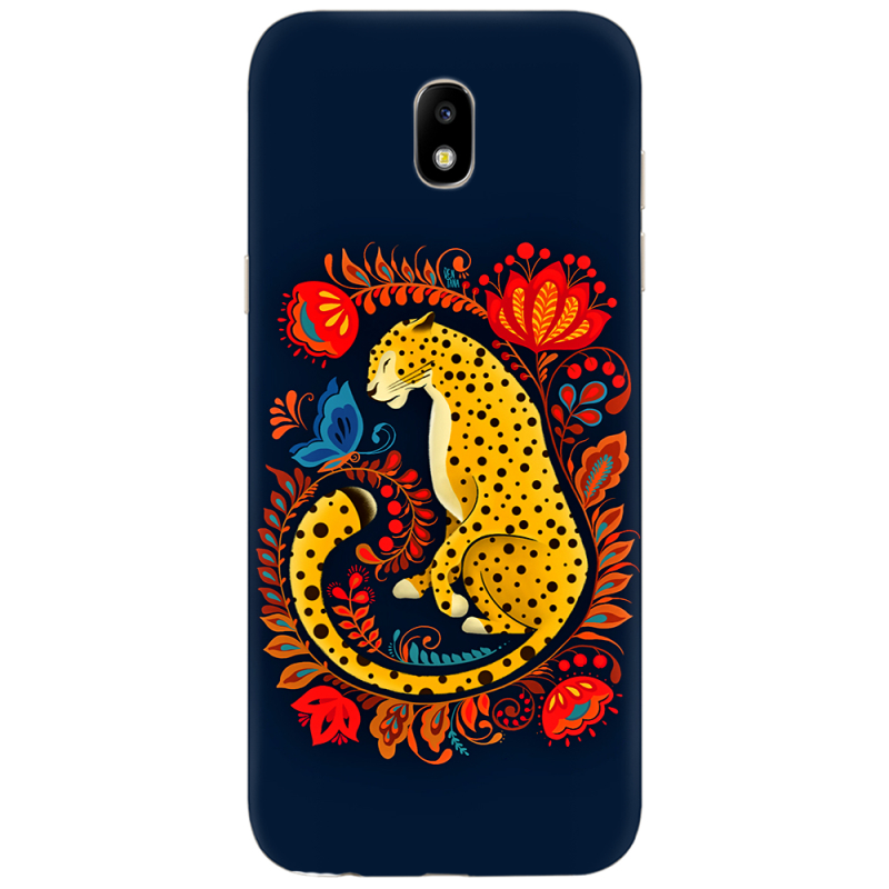 Чехол Uprint Samsung J530 Galaxy J5 (2017) Petrykivka Leopard