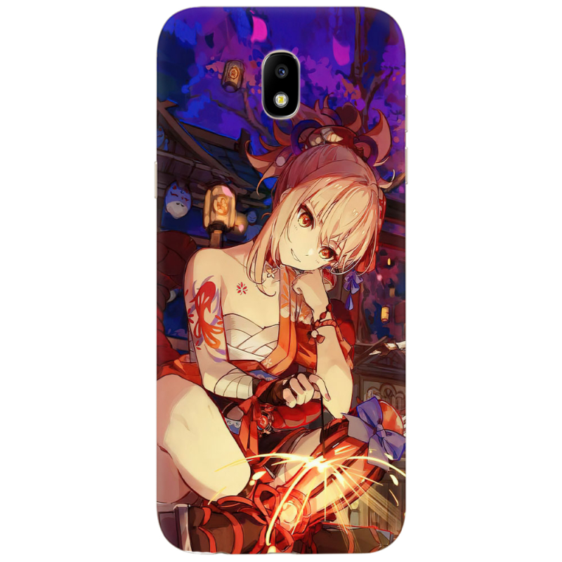 Чехол Uprint Samsung J530 Galaxy J5 (2017) Genshin Ёимия с огоньком