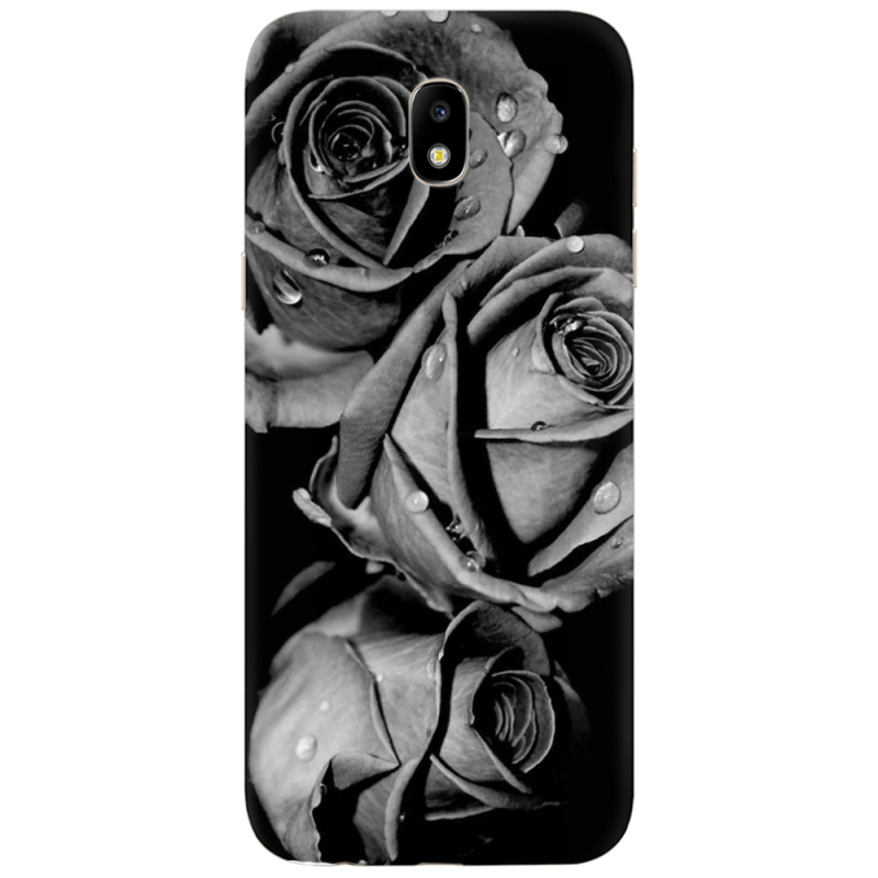 Чехол Uprint Samsung J530 Galaxy J5 (2017) Black and White Roses