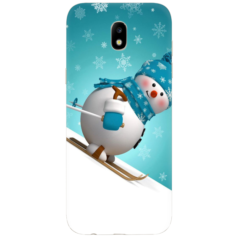 Чехол Uprint Samsung J530 Galaxy J5 (2017) Skier Snowman