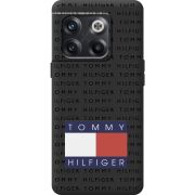 Черный чехол BoxFace OnePlus 10T Tommy Print