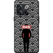 Черный чехол BoxFace OnePlus 10T Man Pattern