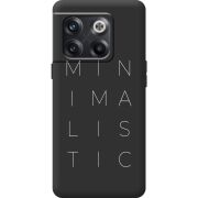 Черный чехол BoxFace OnePlus 10T Minimalistic