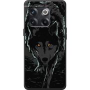 Черный чехол BoxFace OnePlus 10T Wolf