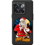 Черный чехол BoxFace OnePlus 10T Cool Santa