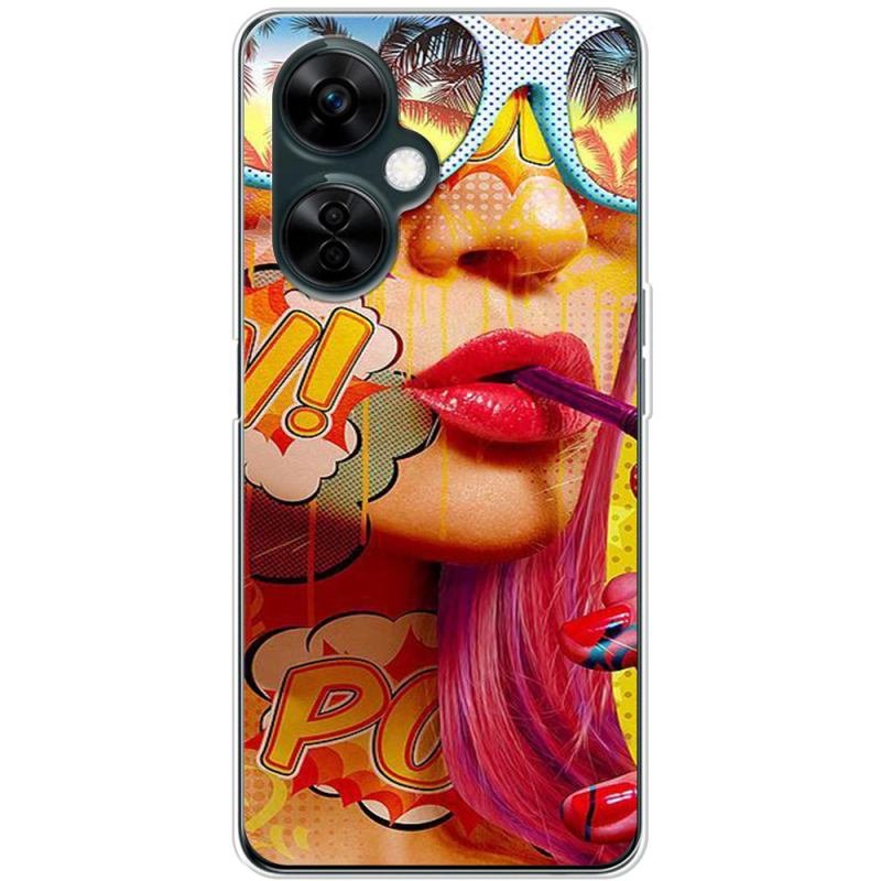 Чехол BoxFace OnePlus Nord CE 3 Lite Yellow Girl Pop Art