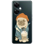 Прозрачный чехол BoxFace OnePlus Nord CE 3 Lite Dog Coffeeman