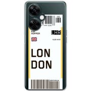 Прозрачный чехол BoxFace OnePlus Nord CE 3 Lite Ticket London