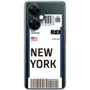 Прозрачный чехол BoxFace OnePlus Nord CE 3 Lite Ticket New York