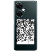 Прозрачный чехол BoxFace OnePlus Nord CE 3 Lite Blah Blah