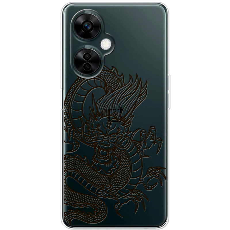 Прозрачный чехол BoxFace OnePlus Nord CE 3 Lite Chinese Dragon