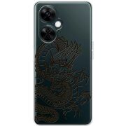 Прозрачный чехол BoxFace OnePlus Nord CE 3 Lite Chinese Dragon