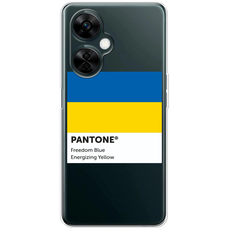 Прозрачный чехол BoxFace OnePlus Nord CE 3 Lite Pantone вільний синій
