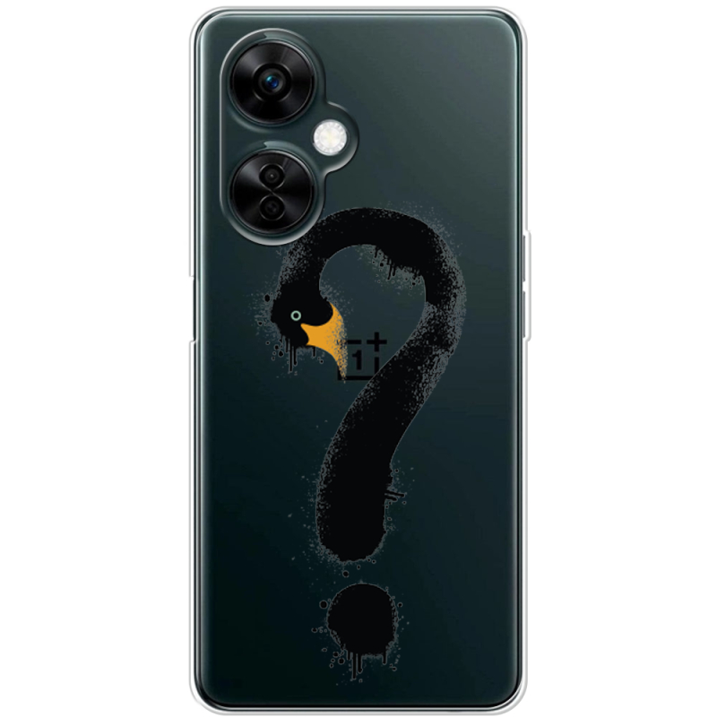 Прозрачный чехол BoxFace OnePlus Nord CE 3 Lite Swan question