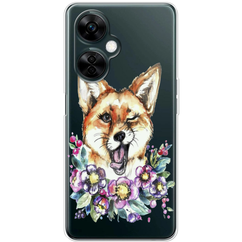 Прозрачный чехол BoxFace OnePlus Nord CE 3 Lite Winking Fox