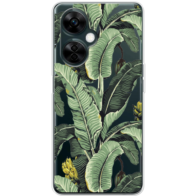 Прозрачный чехол BoxFace OnePlus Nord CE 3 Lite Banana Leaves