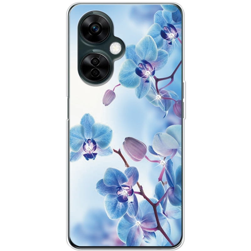 Чехол со стразами OnePlus Nord CE 3 Lite Orchids