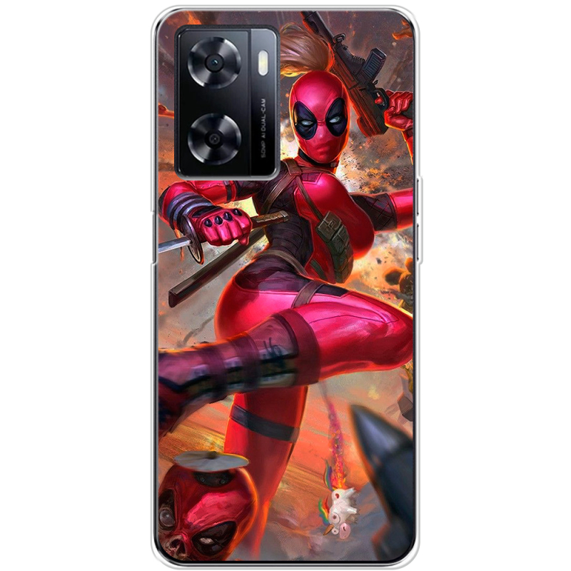 Чехол BoxFace OnePlus Nord N20 SE Woman Deadpool