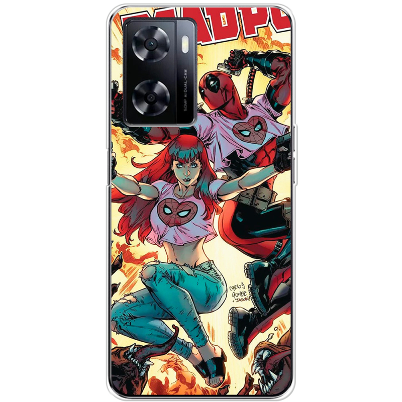 Чехол BoxFace OnePlus Nord N20 SE Deadpool and Mary Jane