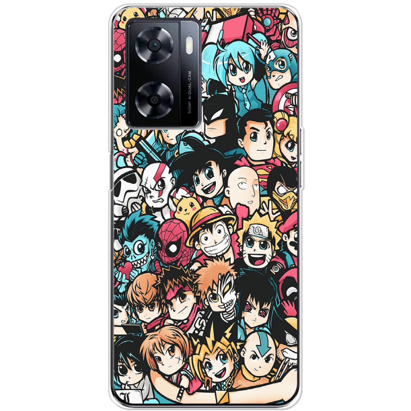 Чехол BoxFace OnePlus Nord N20 SE Anime Stickers