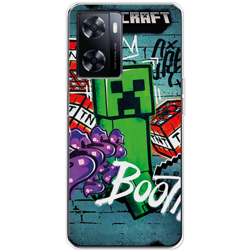 Чехол BoxFace OnePlus Nord N20 SE Minecraft Graffiti