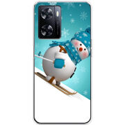 Чехол BoxFace OnePlus Nord N20 SE Skier Snowman