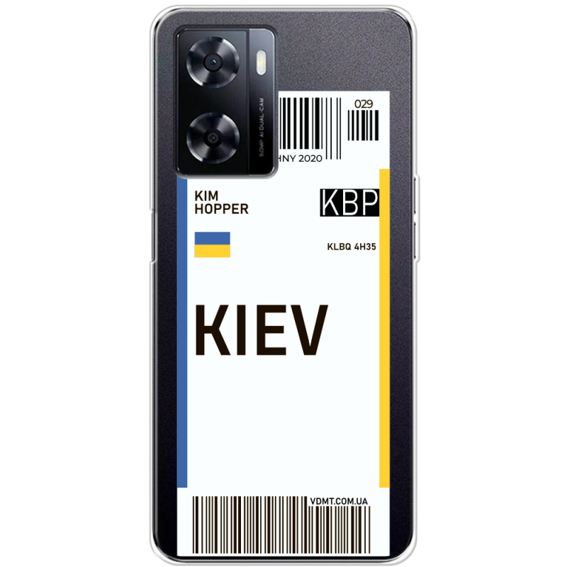 Прозрачный чехол BoxFace OnePlus Nord N20 SE Ticket Kiev