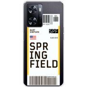 Прозрачный чехол BoxFace OnePlus Nord N20 SE Ticket Springfield