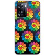 Прозрачный чехол BoxFace OnePlus Nord N20 SE Hippie Flowers
