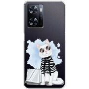 Прозрачный чехол BoxFace OnePlus Nord N20 SE Cat Style