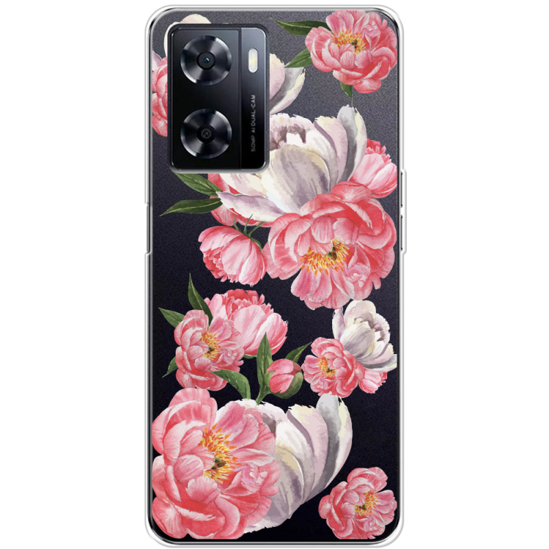 Прозрачный чехол BoxFace OnePlus Nord N20 SE Peony Watercolor Style