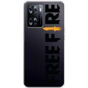 Прозрачный чехол BoxFace OnePlus Nord N20 SE Free Fire Black Logo
