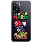 Прозрачный чехол BoxFace OnePlus Nord N20 SE Super Mario