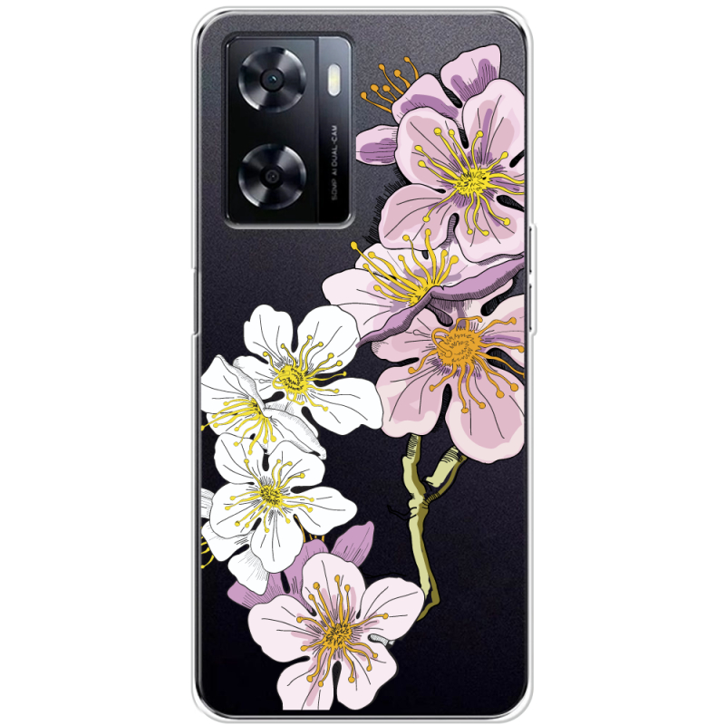 Прозрачный чехол BoxFace OnePlus Nord N20 SE Cherry Blossom