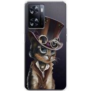 Прозрачный чехол BoxFace OnePlus Nord N20 SE Steampunk Cat