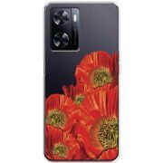 Прозрачный чехол BoxFace OnePlus Nord N20 SE Red Poppies