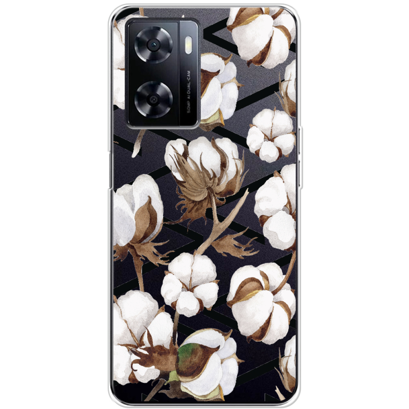 Прозрачный чехол BoxFace OnePlus Nord N20 SE Cotton flowers