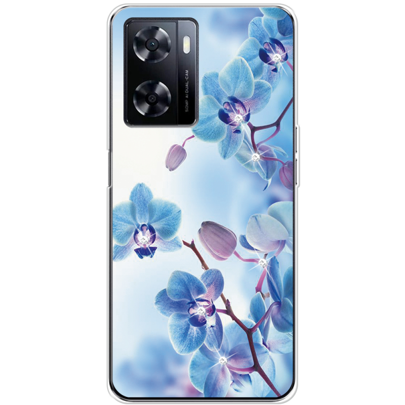 Чехол со стразами OnePlus Nord N20 SE Orchids