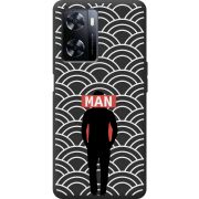 Черный чехол BoxFace OnePlus Nord N20 SE Man Pattern