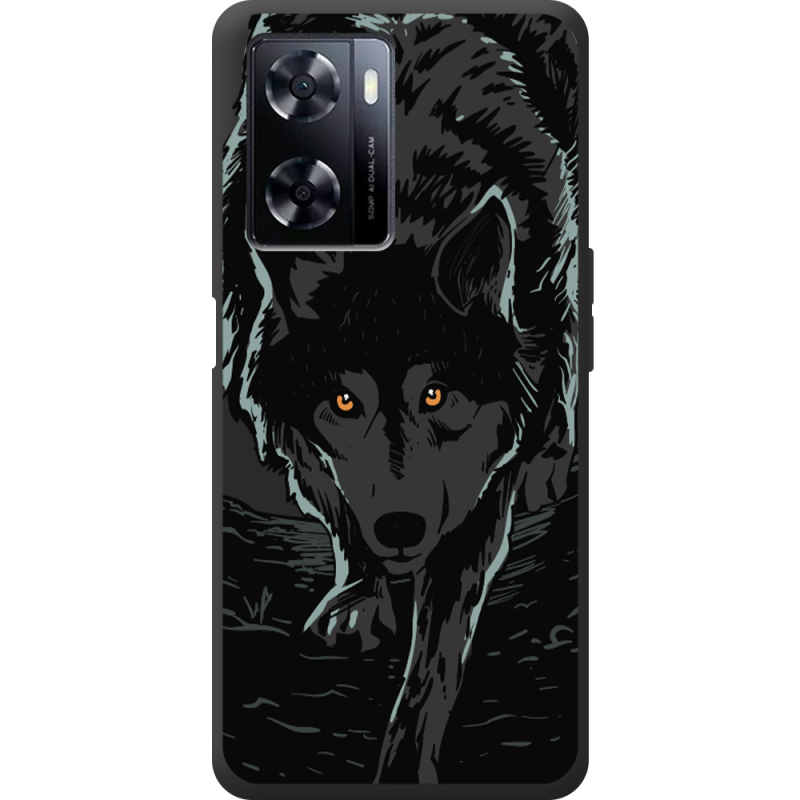 Черный чехол BoxFace OnePlus Nord N20 SE Wolf