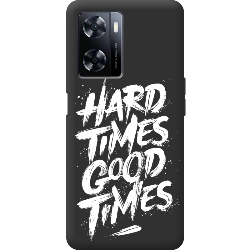 Черный чехол BoxFace OnePlus Nord N20 SE Hard Times Good Times