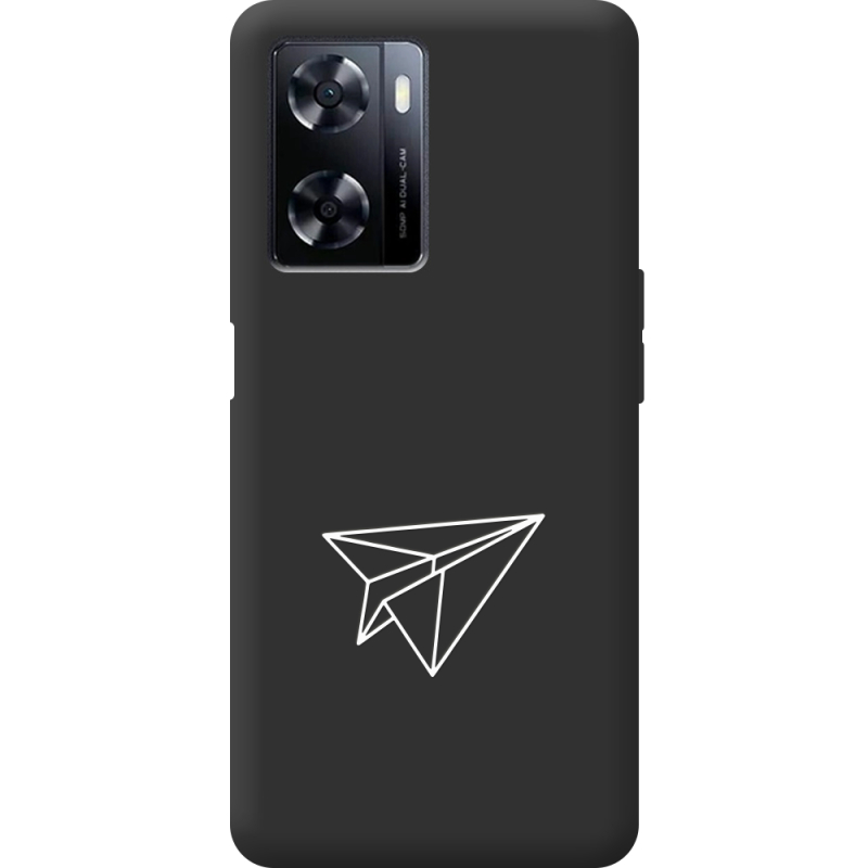Черный чехол BoxFace OnePlus Nord N20 SE Paper Plane