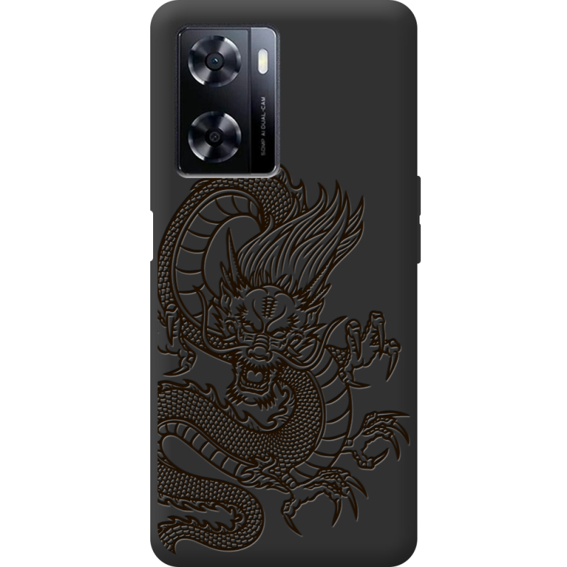 Черный чехол BoxFace OnePlus Nord N20 SE Chinese Dragon