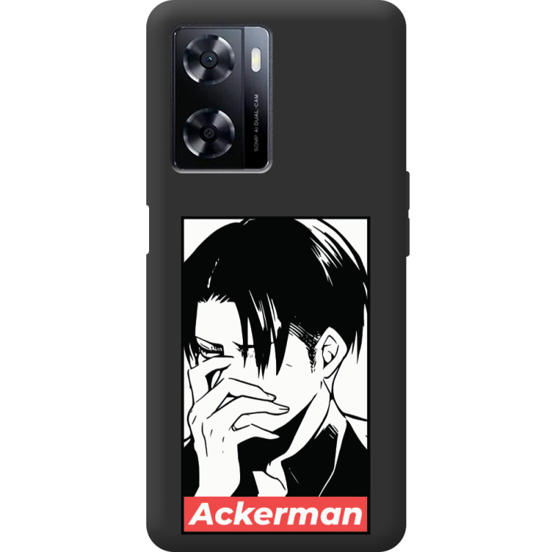 Черный чехол BoxFace OnePlus Nord N20 SE Attack On Titan - Ackerman