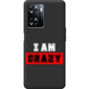 Черный чехол BoxFace OnePlus Nord N20 SE I'm Crazy