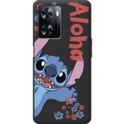 Черный чехол BoxFace OnePlus Nord N20 SE Гавайський друг Stich