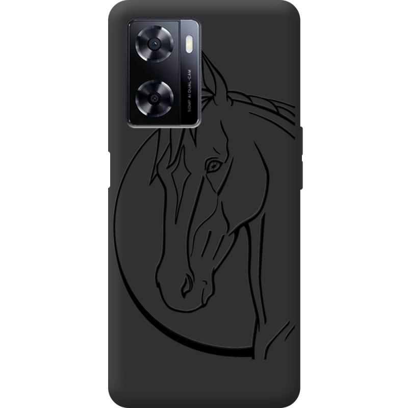 Черный чехол BoxFace OnePlus Nord N20 SE Horse